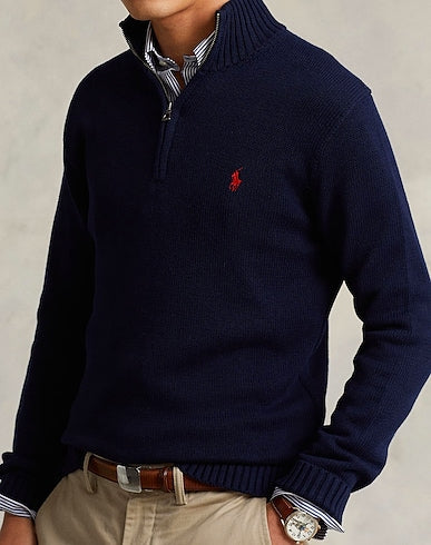 Ꮢalph Ⅼauren : mezza zip con tirante